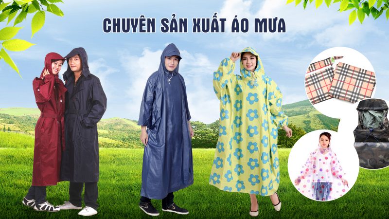 Top 10 công ty sản xuất cung cấp áo mưa đẹp, giá rẻ tại Tp Hồ Chí Minh